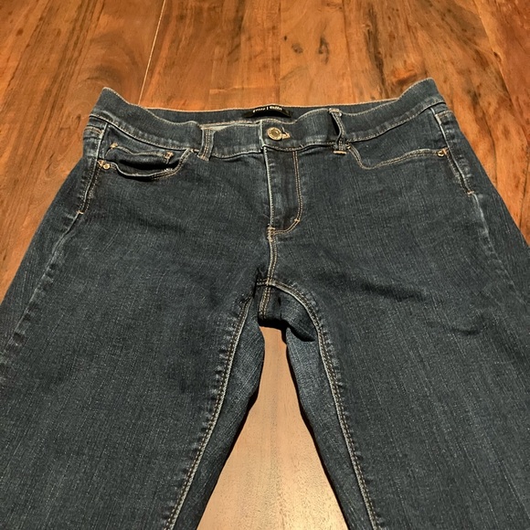 White House Black Market Denim - White House Black Market Dark Blue Skinny Jeans